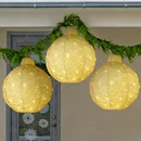 Esfera Enfeites de Natal para áreas externas e internas - 180 luzes LED - 8 funções de iluminação