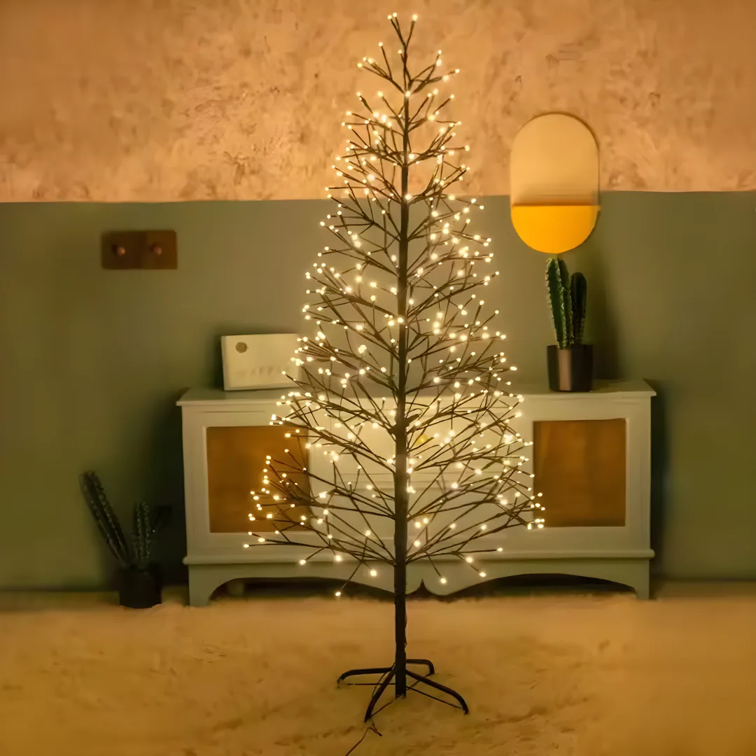 Árvore Cintilantes LEDs Embutida - Ideal para sua Decoração ✨