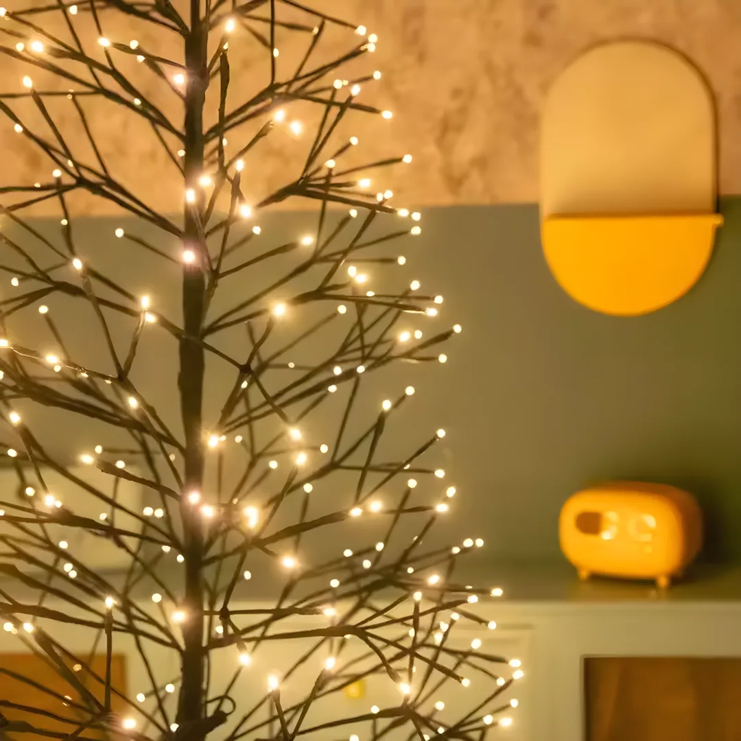 Árvore Cintilantes LEDs Embutida - Ideal para sua Decoração ✨