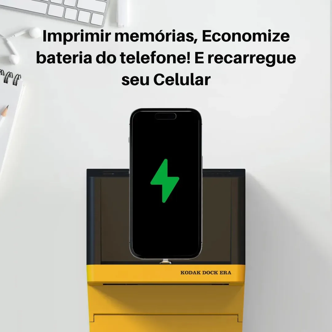 Impressora Fotográfica Kodak Era Plus 4pass Portátil - Android e iPhone