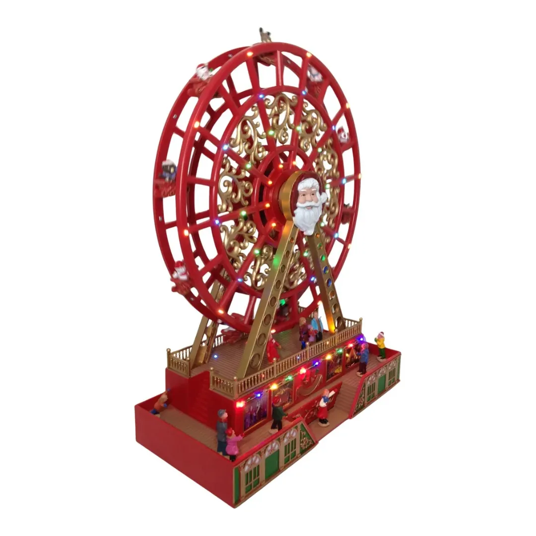 Roda Gigante Natalina Parque De Diversoes Vila Natalina Vermelho