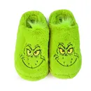 Kit Pijama Grinch em Lã Polar com Pantufa – Presente Perfeito de Natal