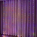 Cortina com LEDs e Controle Remoto - 8 Modos de Luz -  Para Decoração de Ambientes e Eventos