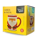 Caneca de Cerâmica em 3d do Papai Noel 330ml 🎁