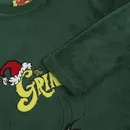 Kit Pijama Grinch em Lã Polar com Pantufa – Presente Perfeito de Natal