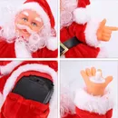 Papai Noel Dançante e Cantante com Música — Decoração de Natal Divertida