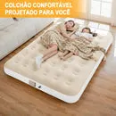 Colchão Inflável Queen com 2 Travesseiro