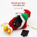 Boneco Papai Noel que Sobe e Desce - Magia Natalina em Movimento