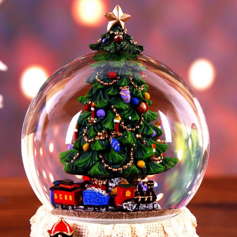 Globo de Neve de Árvore de Natal - Único EXCLUSIVO