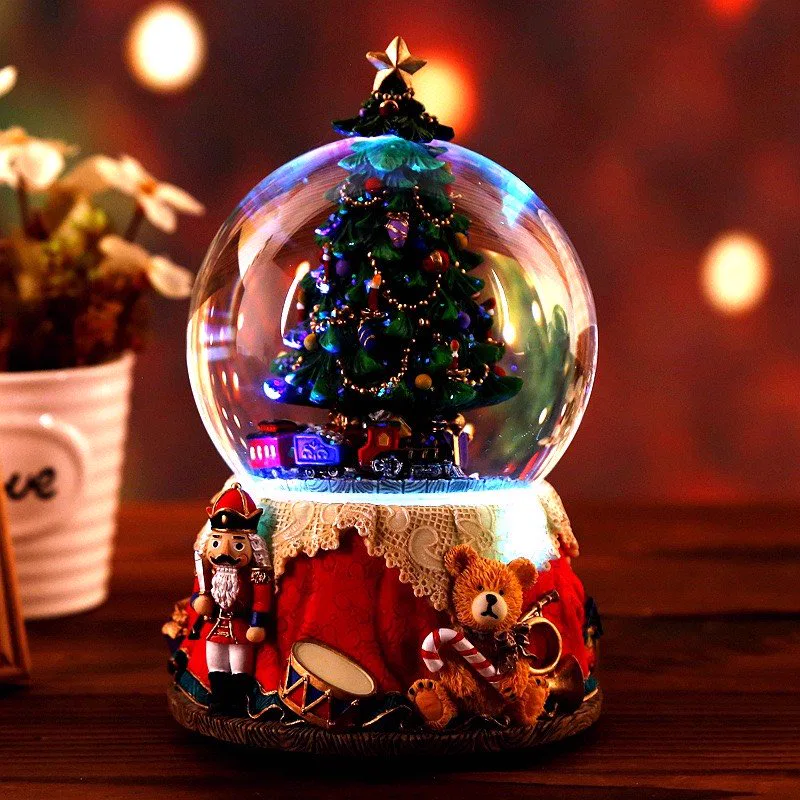 Globo de Neve de Árvore de Natal - Único EXCLUSIVO