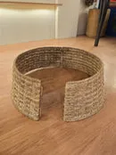 Saia Rígida para Árvore de Natal 68,5cm • Fibra Natural Bankuan – Pré-Venda 2025