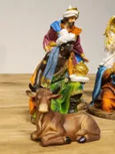 Presépio em Resina Colorido • 11 Peças • 18,5cm